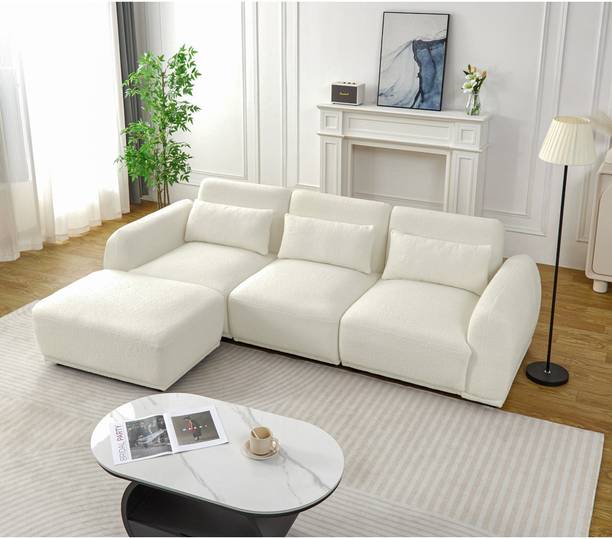 BambooBay Fabric 4 Seater Sofa
