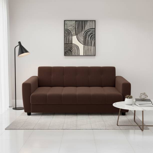 REDCHILLIART Premium Quality Sofa For LivingRomm ll Homell Office Fabric 3 Seater  Sofa