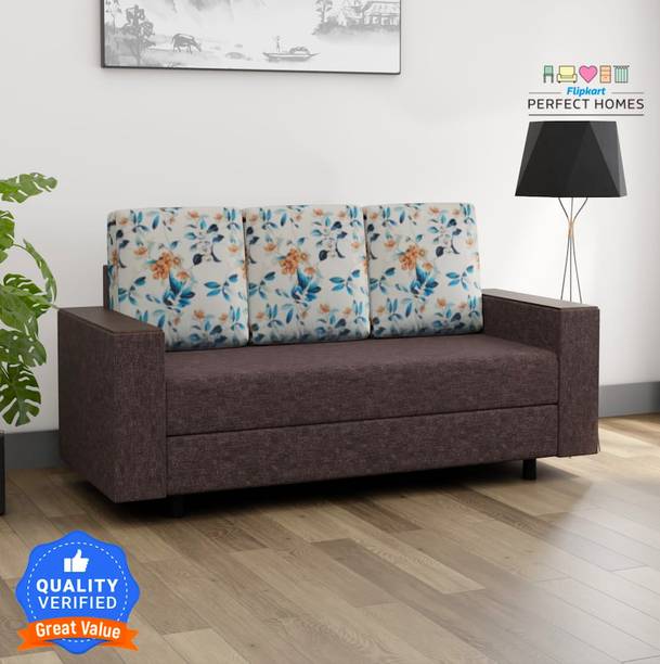 Flipkart Perfect Homes Ivy Fabric 3 Seater Sofa