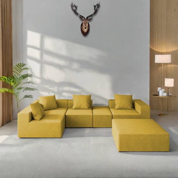 Casaliving Sheron Fabric 8 Seater  Sofa