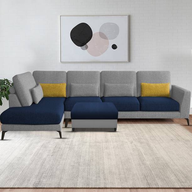 Casaliving Llano 6 With Puffy Fabric 6 Seater  Sofa