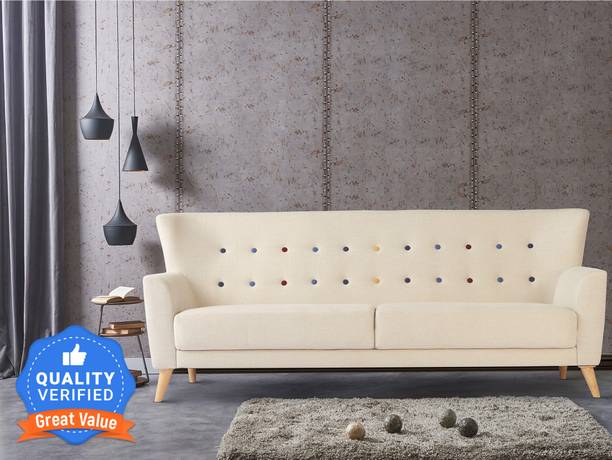 Urban Living Jamaica Heaven Fabric 3 Seater  Sofa