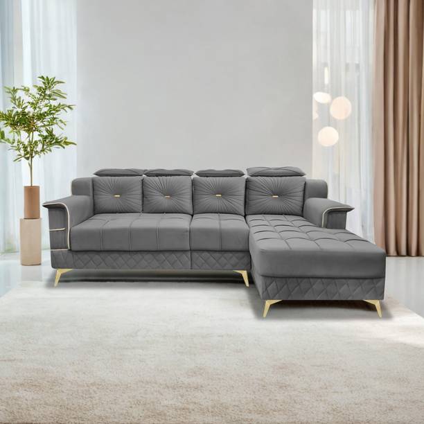 Casaliving Snowy Fabric 6 Seater  Sofa