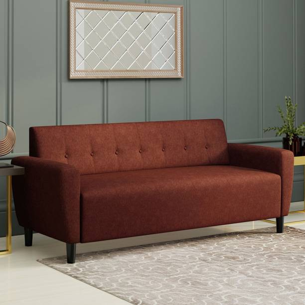 Flipkart Perfect Homes Felix Fabric 3 Seater  Sofa