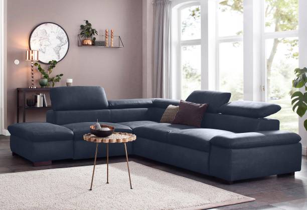 fabrique Impressa L shape corner Fabric 5 Seater  Sofa