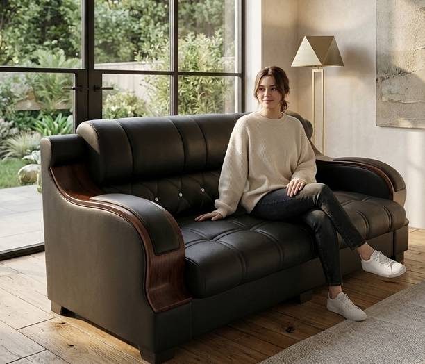 Magik Furniture Chapos sofa Leather 3 Seater  Sofa