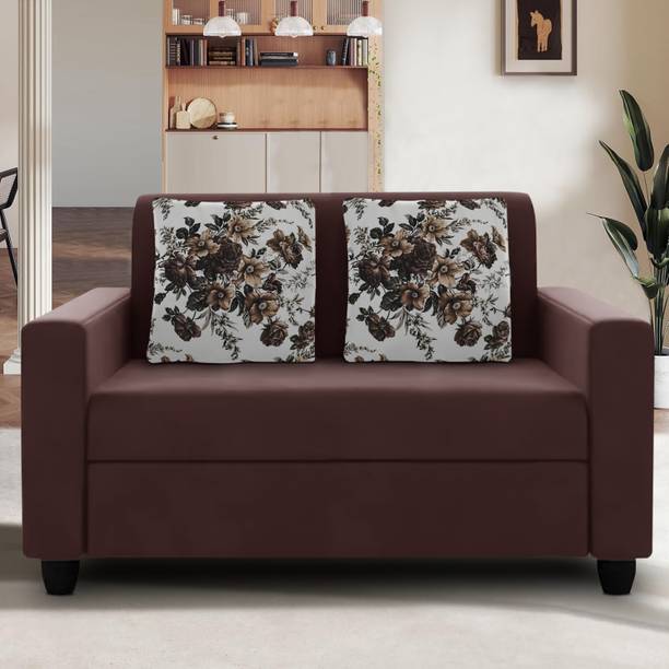 Vansh Furniture Premium Quality Velvet Fabric 2 Seater  Sofa