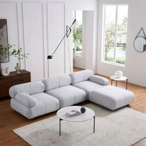 Zikra Zito Fabric 4 Seater  Sofa