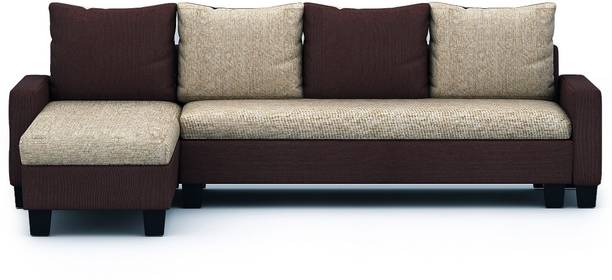 Flipkart Perfect Homes Porto L Shape Fabric 6 Seater  Sofa