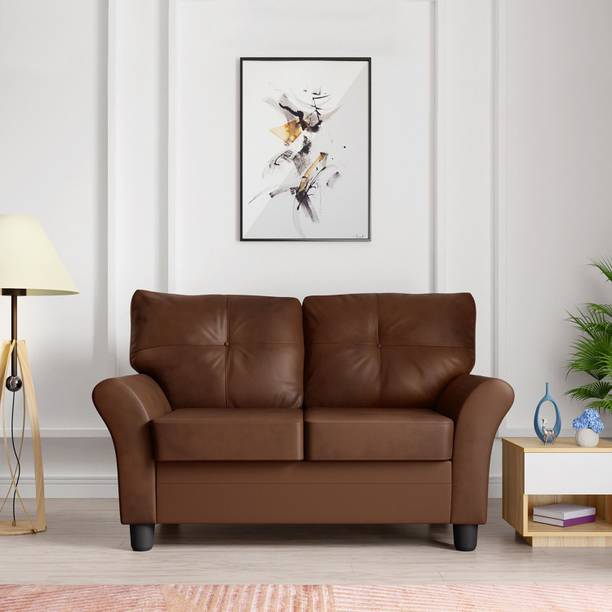 Godrej Interio Orlando Plus Leather 2 Seater  Sofa
