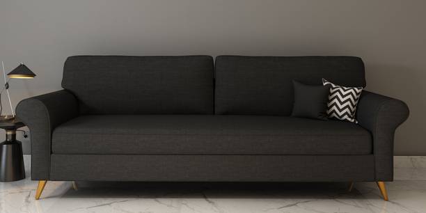 Adorn Homez Eton Fabric 3 Seater  Sofa