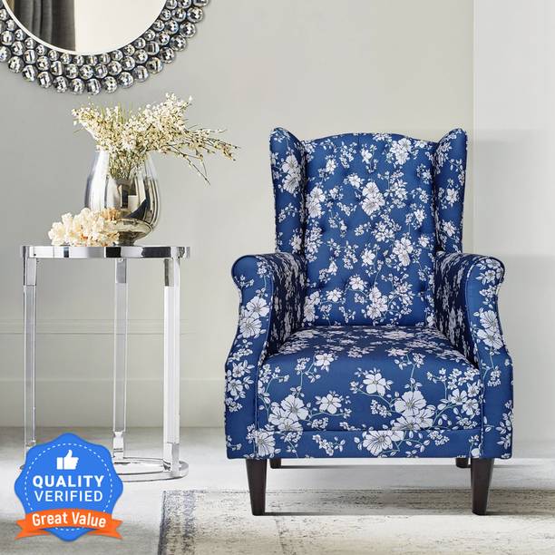 Flipkart Perfect Homes Beleza Tufted Fabric 1 Seater  Sofa