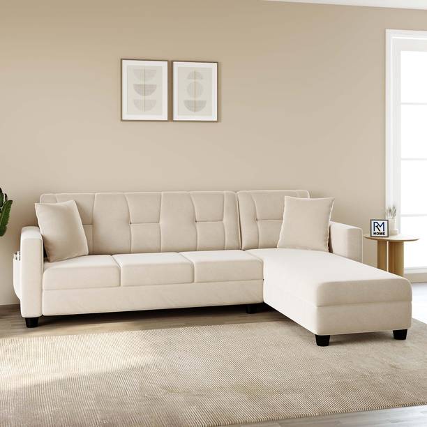 RM HOME Roman Fabric 4 Seater Sofa