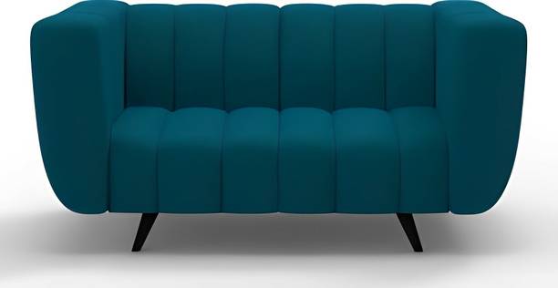 Carftjar Fully Upholstered Two Seater Sofa For Living Room , Bed Room , Office , Cafe Fabric 2 Seater  Sofa