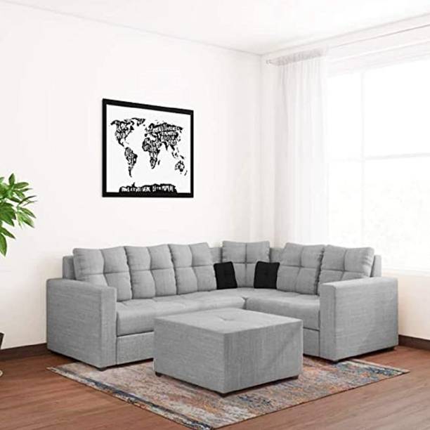 lifestyle furniture office sofa Fabric 6 Seater  Sofa