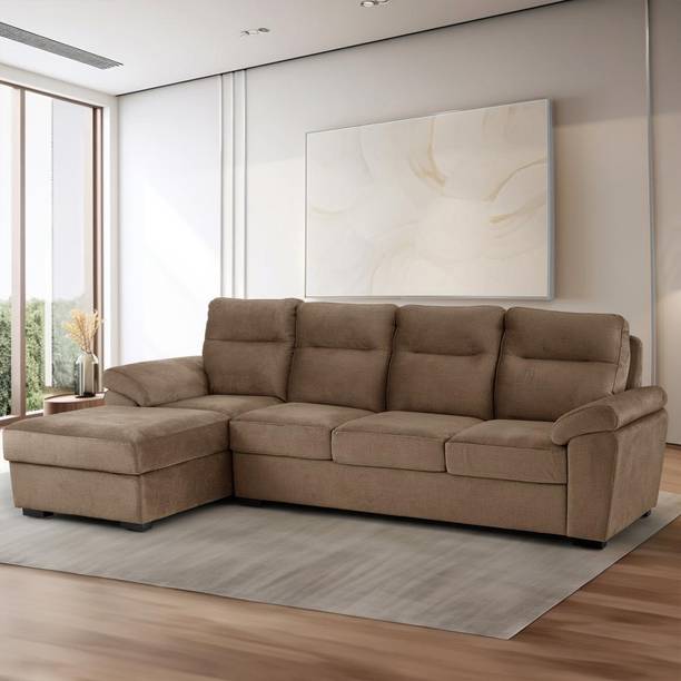 Wakefit Lounger Plus Fabric 5 Seater  Sofa