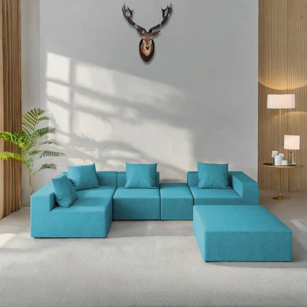 Casaliving Sheron Fabric 8 Seater  Sofa