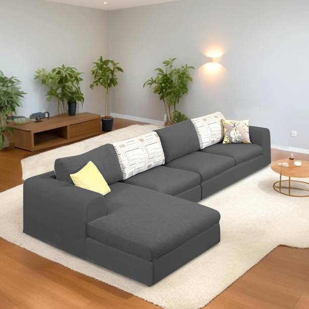 Casaliving Badger Fabric 6 Seater  Sofa