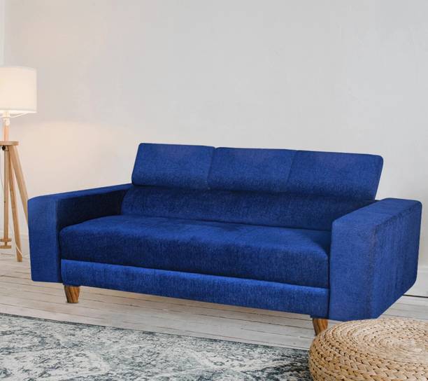 Seventh Heaven Berlin 3 Seater Sofa, Extra Spacious, Chenille Molfino Fabric: 1 Year Warranty Fabric 3 Seater  Sofa