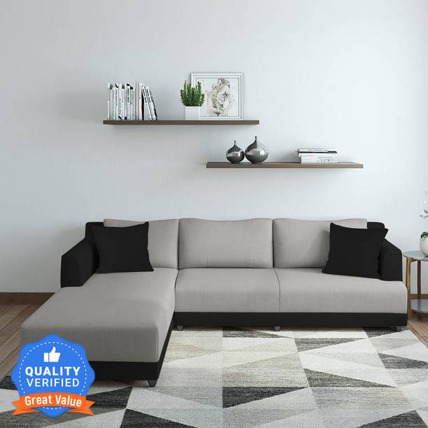 Bharat Lifestyle Marina Fabric 6 Seater  Sofa