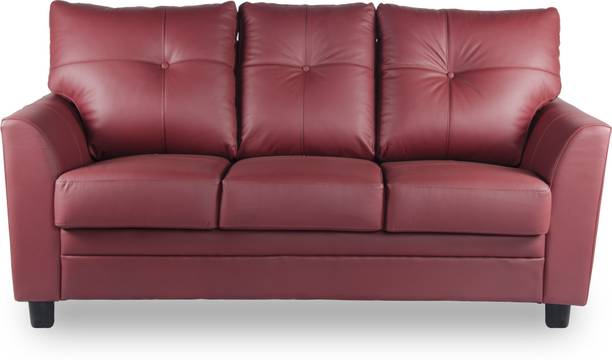 Sofanetic Leather 3 Seater  Sofa