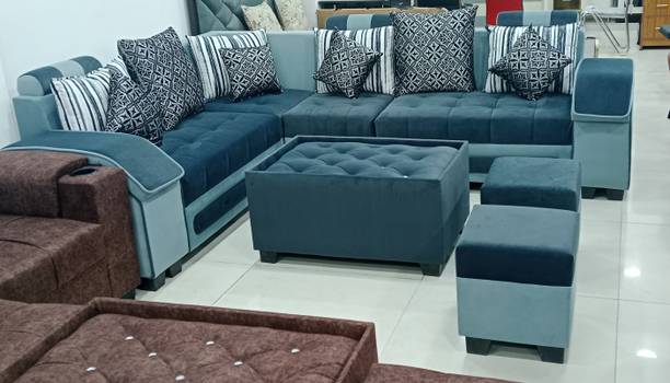 Fusion Fabric 6 Seater  Sofa