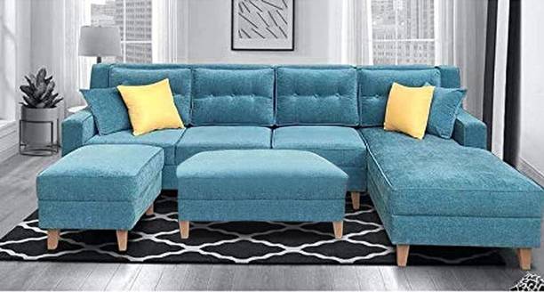 Casaliving Mallan Fabric 8 Seater  Sofa