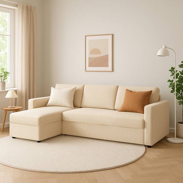 Trevi Scorpio Premium 6 Seater L Shape Sofa Fabric 6 Seater  Sofa
