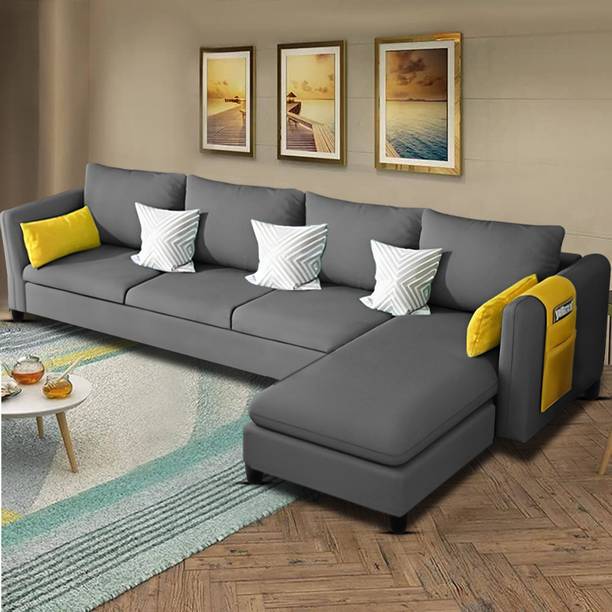 Casaliving Monarch Fabric 6 Seater  Sofa