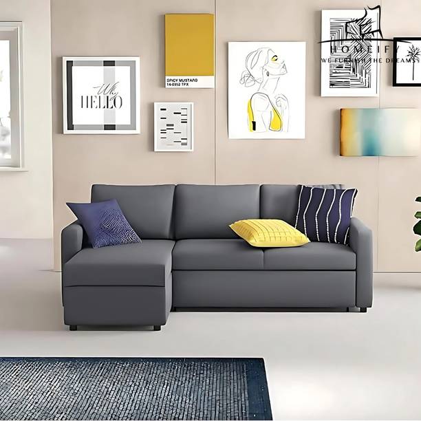 Homeify blaze Fabric 4 Seater  Sofa