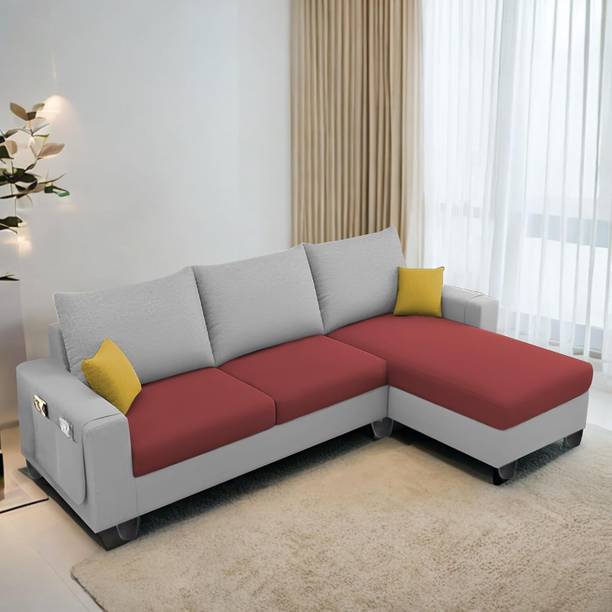 Casaliving Porto Fabric 4 Seater  Sofa