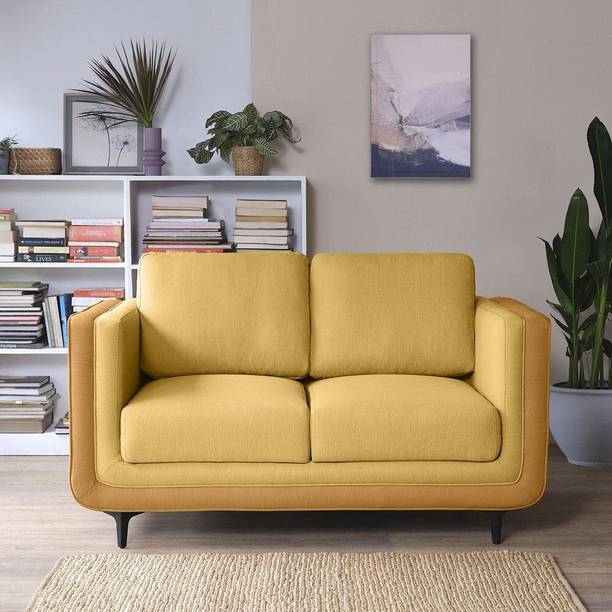 Sleepyhead Mojo Designed by Duroflex - Premium Dual Tone Design with Plush Cushioning Fabric 2 Seater  Sofa