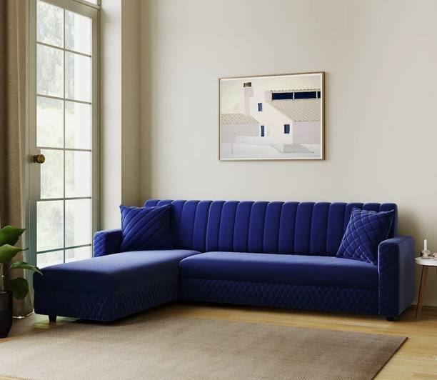 RM HOME Oliver LHS Fabric 6 Seater  Sofa