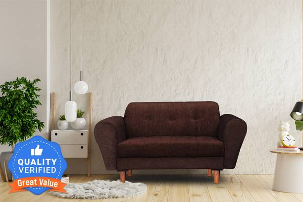 Seventh Heaven Milan 2 Seater Sofa, Chenille Molfino Fabric: 2 Year Warranty Fabric 2 Seater  Sofa