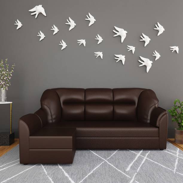 WESTIDO Leatherette 4 Seater Sofa