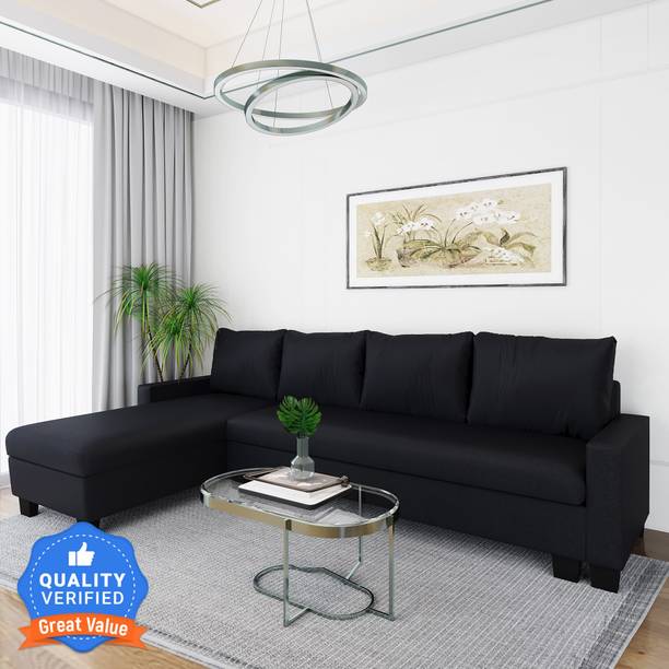 Flipkart Perfect Homes Porto L Shape Fabric 6 Seater  Sofa