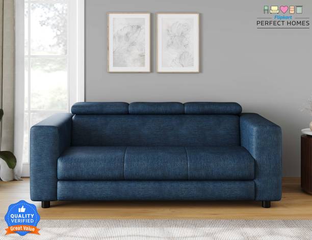 Flipkart Perfect Homes Heaven Fabric 3 Seater  Sofa