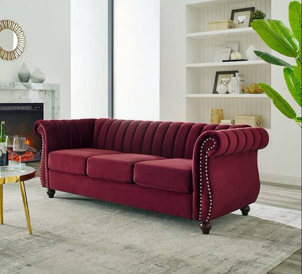 RM HOME FAKRA Fabric 3 Seater  Sofa