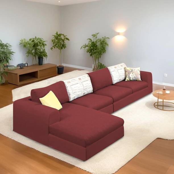 Casaliving Badger Fabric 6 Seater  Sofa
