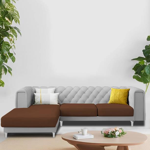Casaliving Oliver 4 Seater Fabric 4 Seater  Sofa
