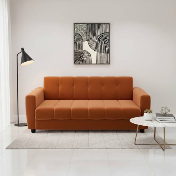 REDCHILLIART Premium Quality Sofa For LivingRomm ll Homell Office Fabric 3 Seater Sofa