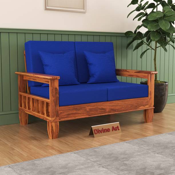Divine Arts Seater Sofa For Living, Waiting Room/ Office Fabric Fabric 2 Seater  Sofa