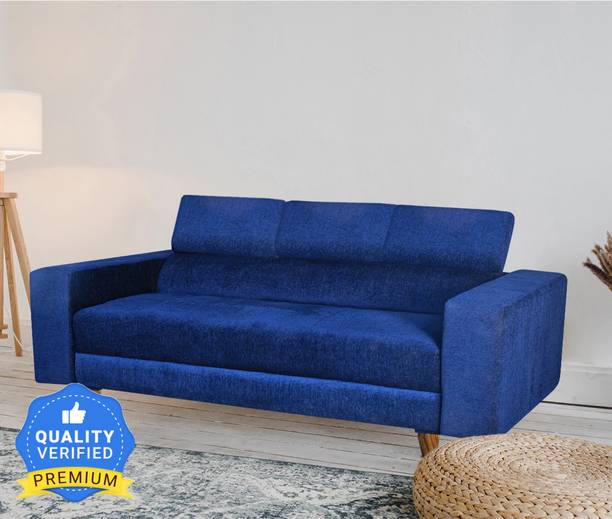 Seventh Heaven Berlin 3 Seater Sofa, Extra Spacious, Chenille Molfino Fabric: 2 Year Warranty Fabric 3 Seater  Sofa