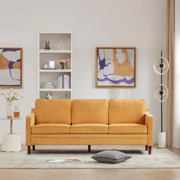 beautisofa 3 Seater Modern Design Sweat velvet Comfortable sofa for Home,Hotels & Office Fabric 3 Seater  Sofa