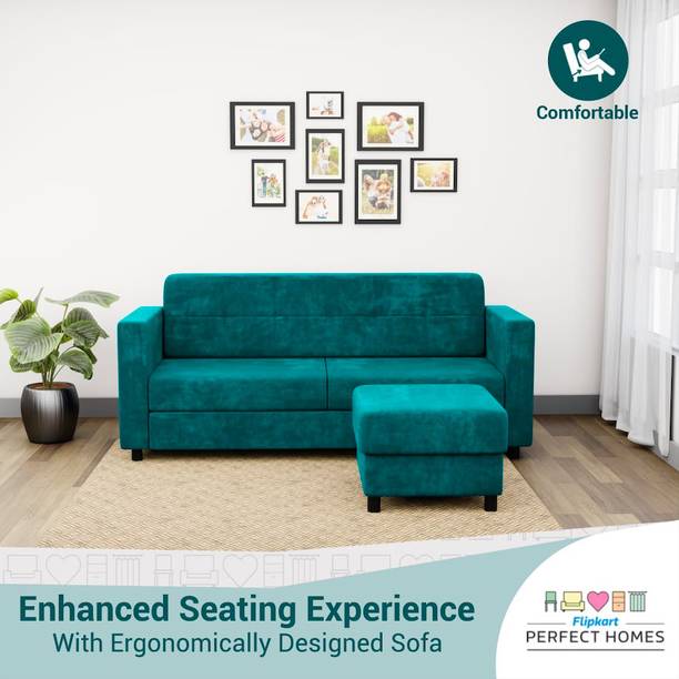 Flipkart Perfect Homes Nora Fabric 4 Seater  Sofa