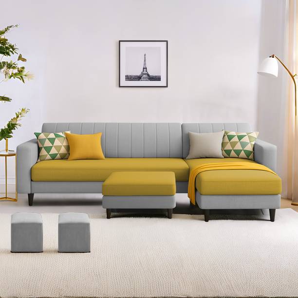 Casaliving Moris RHS Fabric 8 Seater  Sofa