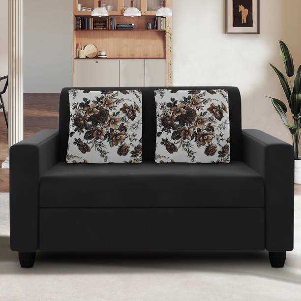 Vansh Furniture Premium Quality Velvet Fabric 2 Seater Sofa