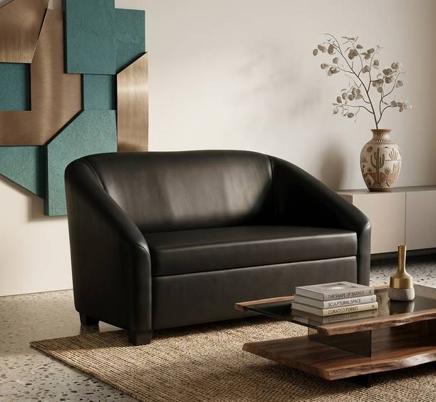 Sleep Art Oliver Leather 2 Seater  Sofa