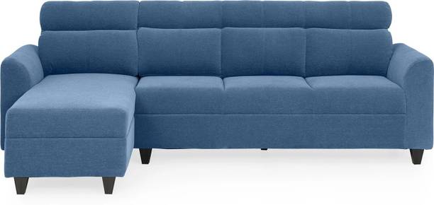 duroflex Zivo Plus Interchangeable Lounger (Chaise) Set Fabric 3 Seater  Sofa