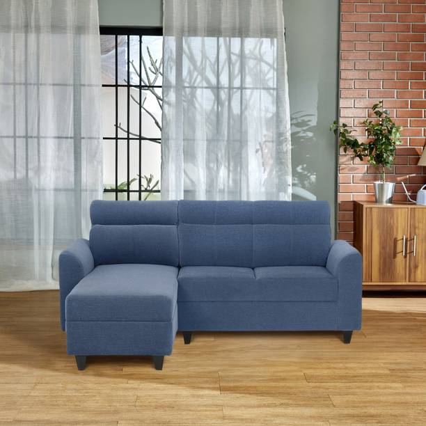 Duroflex Zivo Plus Interchangeable Lounger (Chaise) Set Fabric 2 Seater  Sofa